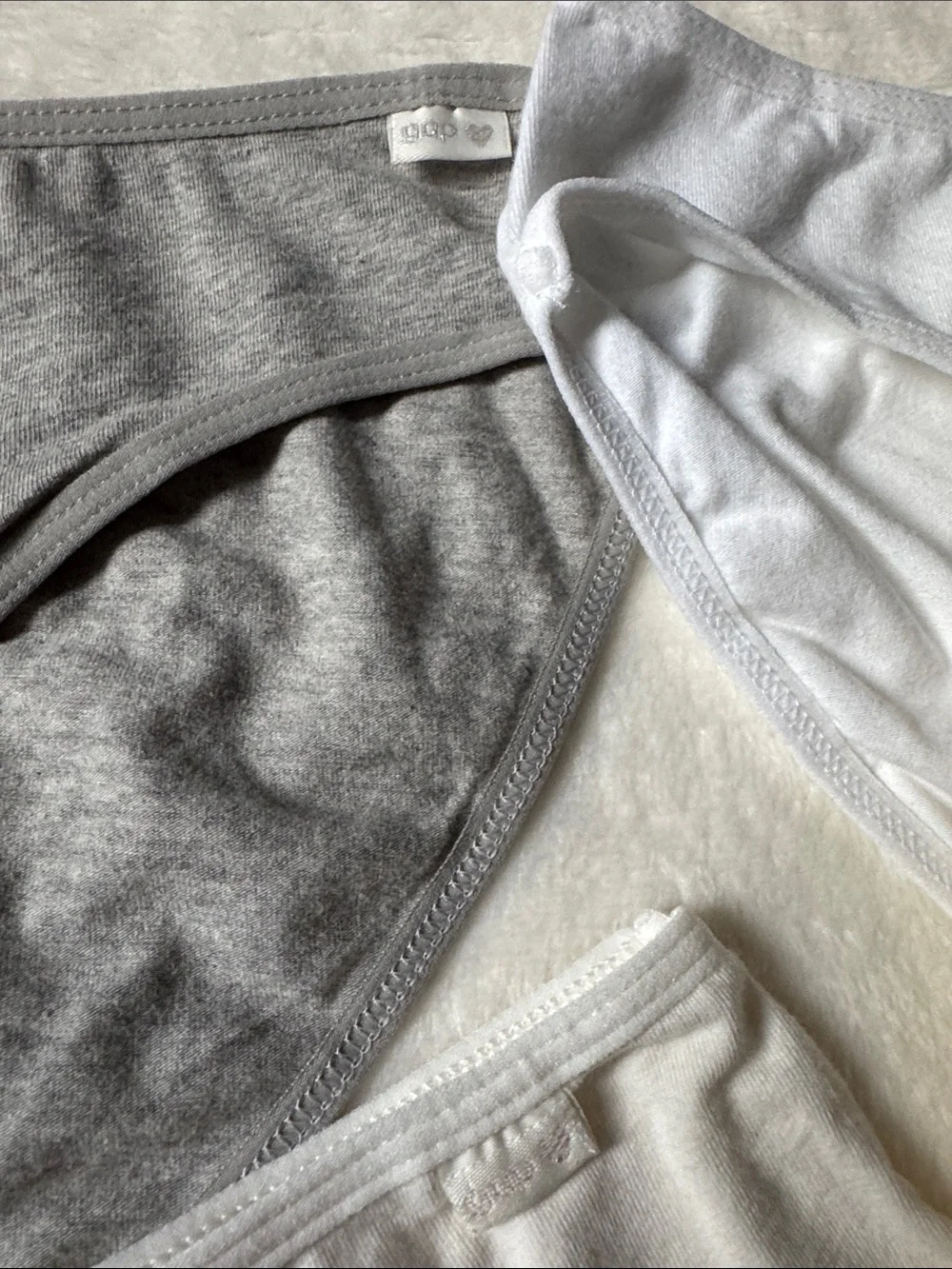 NWOT GAP Kids Panties Pack - Gray, White & Cream -  size L10